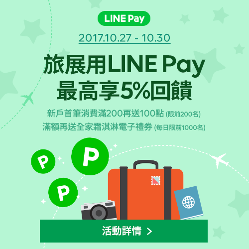 台北國際旅展 最高享5%回饋！